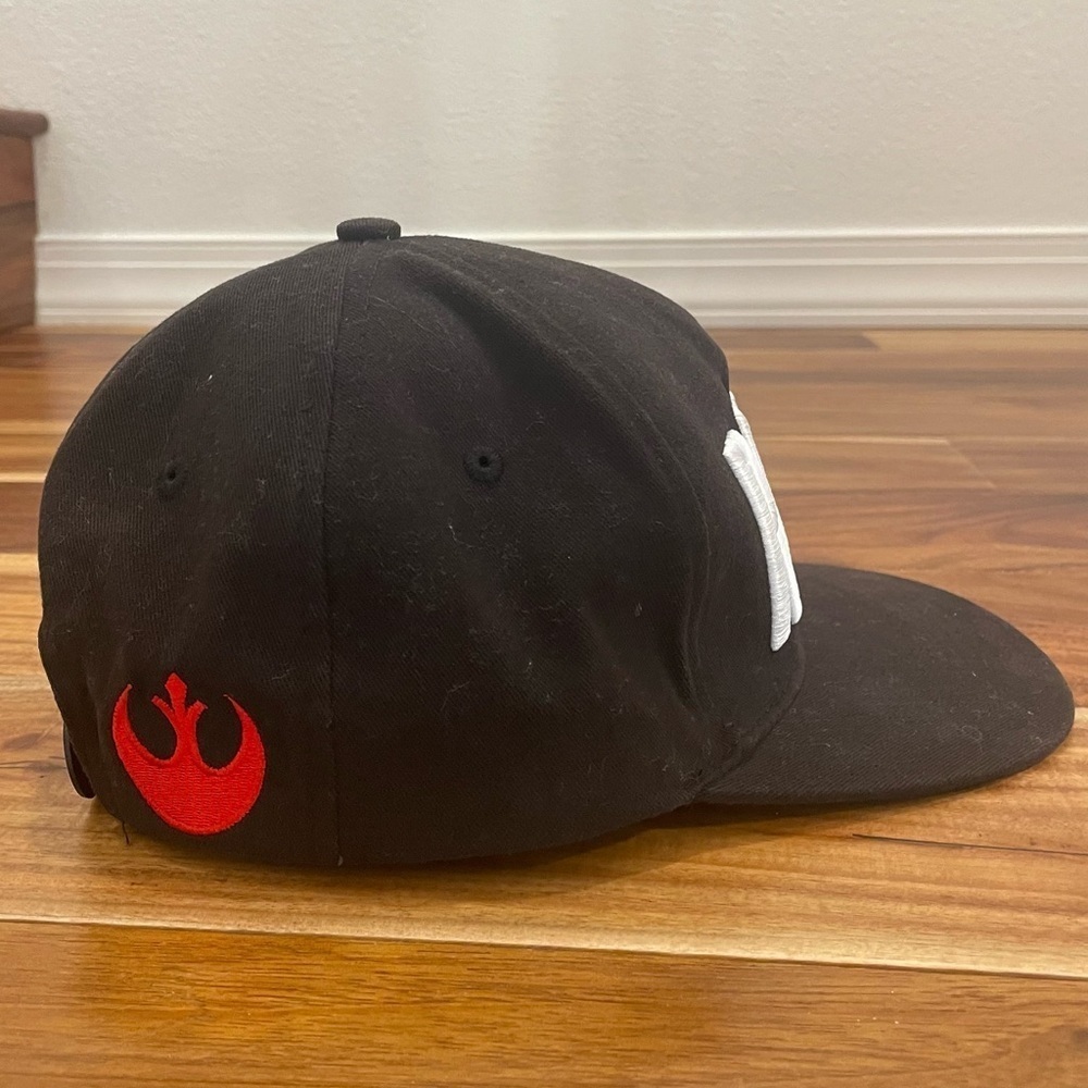 Disney Parks Star Wars Black Rebel Baseball Hat Authentic Youth Size Snap Back - Picture 4 of 9